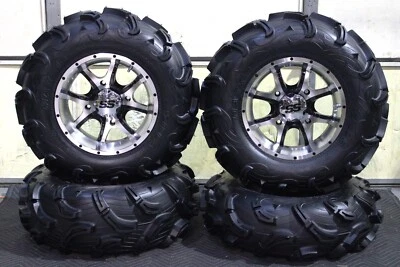CAN AM OUTLANDER 500 28" MAXXIS ZILLA ATV TIRE & 14" COBRA M/B WHEEL KIT CAN1CA - Image 1 of 2