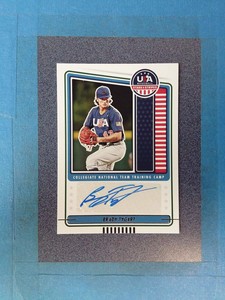 FB45) 2023 Stars & Stripes BRADY TYGART Auto USA Baseball-J