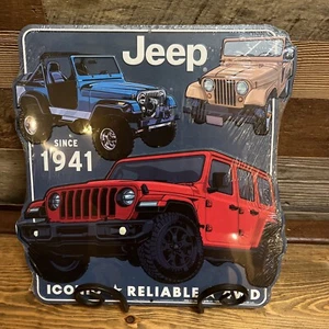 "Jeep seit 1941 ikonisches Allrad-Blechschild 13""x12 1/2"" - Bild 1 von 2