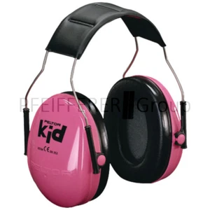 3M PELTOR Gehörschutz mit Kopfbügel KIDR SNR 27 dB Kinder neonrosa - Picture 1 of 1