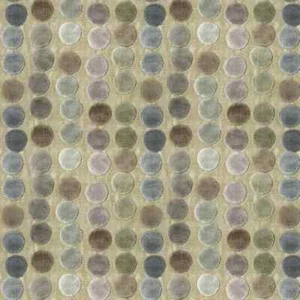 Groundworks Tessuto Ritagliato Velluto Cerchio Uphol - Avery Dots / Malva Taupe 2,25 yd - Foto 1 di 1