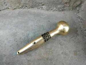 Antique Hame Brass Head Handmade Handle For Wooden Walking Stick Cane Gift - Picture 1 of 7