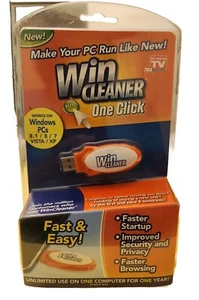 New Win Cleaner USB As Seen on TV One Click PC Computer - Picture 1 of 3