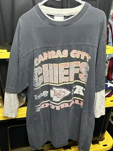 Vintage Kansas City Chiefs Tee Shirt Chalk Line 1992 Herren XL Faded Rare NFL🚀💯 - Bild 1 von 23