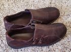 Clarks Shoes Womens 9M Nikki Boston Slip On Loafers Comfort 84152 Brown Leather
