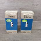2 New LUTRON 600 W Dimmer Toggler Switch White Single Pole TG-600PR-WH