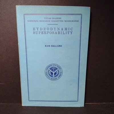 Hydrodynamic Superposability by Ram Ballabh - 1963 Science and Math Paperback - Image 1 of 4