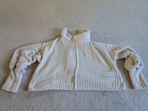 Suéter tejido grueso Free People Be Yours capucha cuello top XS - Imagen 1 de 13