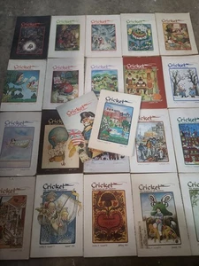 Vtg! Cricket The Magazine For Children 1973,1974,1975,1976 Lot Of 22 - Picture 1 of 10