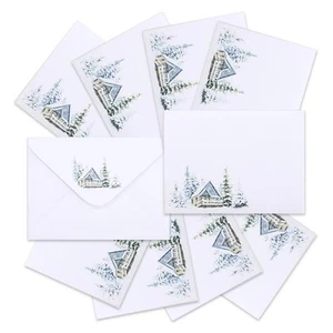 Sobre de Navidad Couture Creations 4x6 - Snowy Cottage 10PK - Imagen 1 de 1