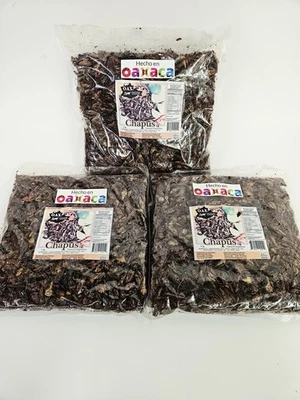 3 LBS CHAPULINES PICOSITOS (spicy grasshoppers)  from OAXACA  - Image 1 of 4