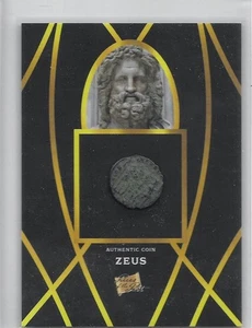 Zeus Coin 2022 Pieces Of The Past Authentic Ancient Coin Card Jumbo Relic #9 - Picture 1 of 2
