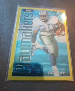 **RARE** 1996 Barry Sanders Topps Finest Playmakers #140 RARE - Picture 1 of 4