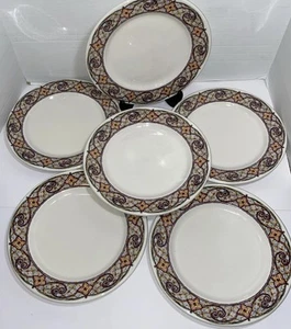 Syracuse China Round Plates 9” Set Of 6 (2)33-B & (4)33-C Vintage USA - Picture 1 of 7