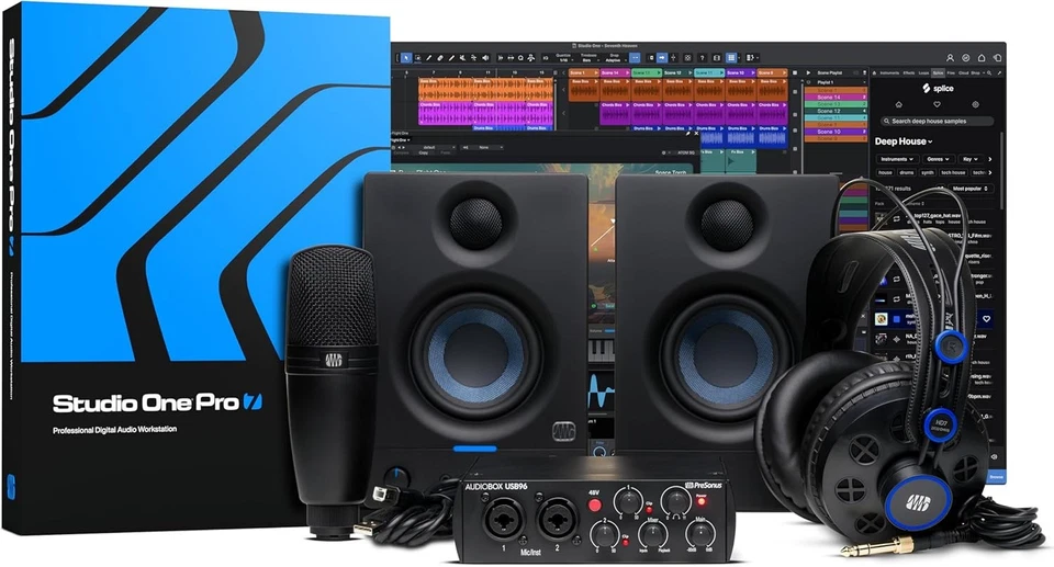 PreSonus AudioBox USB 96 Bundle — USB Audio Interface, XLR Interface für Gitarre - Bild 1 von 1