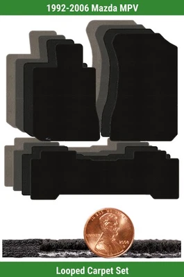 Juego de alfombrillas de bucle clásico personalizadas Lloyd para Mazda MPV 1992-2006 (3 piezas) #W80 Foto 1 de 4