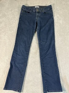 Pantalones de mezclilla Paige Hidden Hills corte bota talla 30 tiro medio azul lavado oscuro 32x32 - Imagen 1 de 9