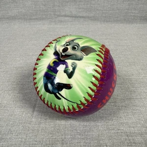 Chuck E Cheese's Baseball Giocattolo Sportivo Viola Lucido Palla Mascotte Topo Gioco Premio - Foto 1 di 5