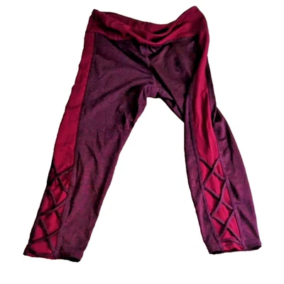 Legging atleta Take A Walk media pantorrilla rojo granate pickleball atlético tenis deporte Foto 1 de 4