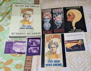 Alexander The Man Who Knows Hardcover Book SIGNED +Bonus Materials - Picture 1 of 5