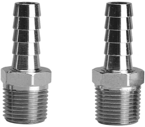 Beduan Edelstahl 3/4"" Schlauch Widerhaken auf 3/4"" Stecker NPT Home Brew Fitting - Bild 1 von 12