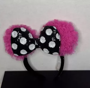 COLECCIÓN DE DISEÑADORES DE PARQUES DISNEY OREJAS DE MINNIE MOUSE BETSY JOHNSON EDICIÓN LIMITADA - Imagen 1 de 3
