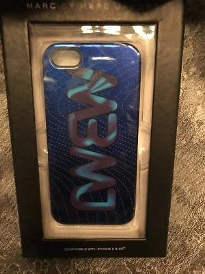 Nueva funda para iPhone Marc By Marc Jacobs se adapta a 5 y 5s Elegante y elegante con logotipo MBMJ Foto 1 de 2