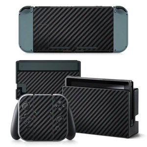 Ns Switch Sticker Carbon Fiber For NS Switch Solid Color Skin Sticker Fiber Film - Foto 1 di 31
