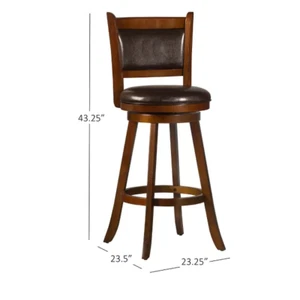 Dennery Barstool Cherry Red 29 inches Height - Hillsdale Furniture - Picture 1 of 6
