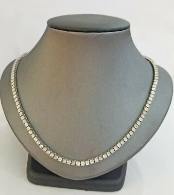 Real Diamond 24 Inch tennis necklace Chain - Image 1 of 4