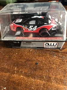 Nuevo En Cubo Autoworld Super 3 Chevy Monty Carlo Nascar No 54 Ranura Coches AFX Tyco - Imagen 1 de 6