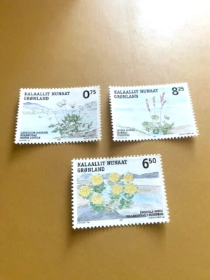2005 GREENLAND  SC.# 459-461,FLOWERS , PLANTS, COMPLETE,MNH - Image 1 of 4