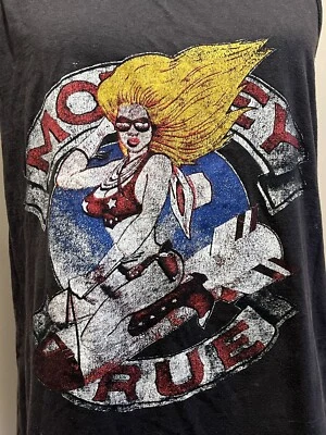 RARO De Colección Mötley Crüe Niñas Niñas Niñas Gira 87 Concierto Tanque Bombardero Niña Grande Foto 1 de 4