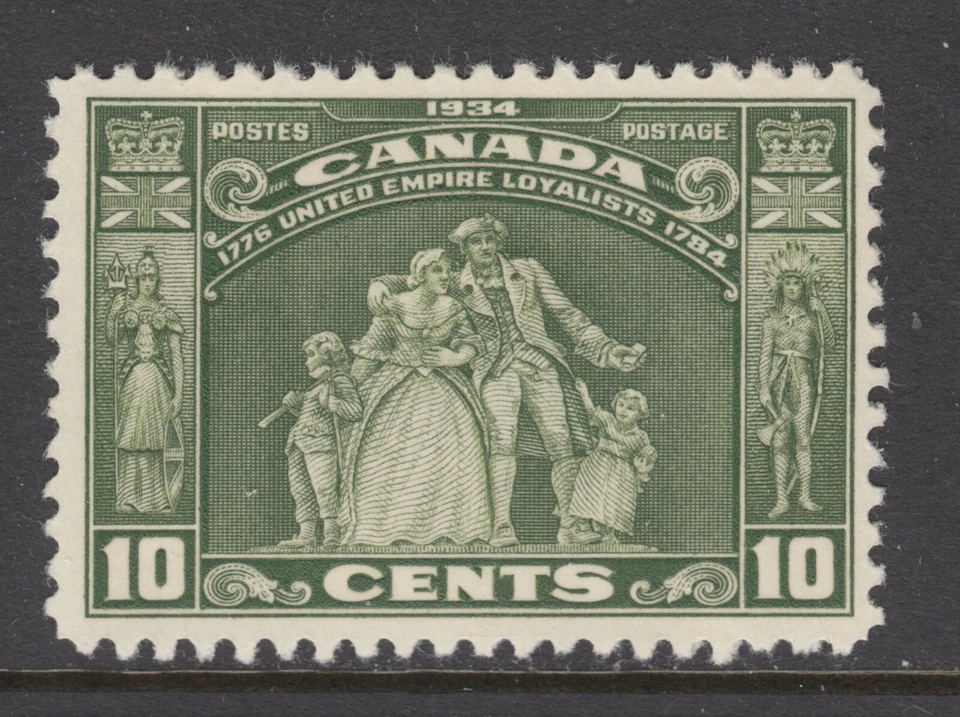 Canada Sc 209 MLH 1934 10c Loyalists Monument, fresh, bright, F-VF - Image 1 of 1