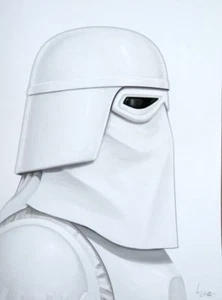 Mike Mitchell Snow Trooper Portrait Star Wars Mondo Print Poster - Picture 1 of 3