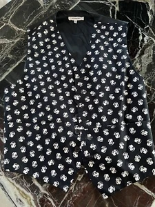 Iceberg Rare Black Cotton Vest XXL (54Eu) Felix the Cat - Picture 1 of 5