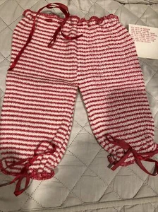 Grandma's Red/White Britches/Bloomers ~ Made from Dish Cloths ~ Vintage - Picture 1 of 2