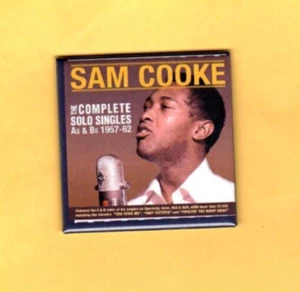 CUBIERTA DE ÁLBUMES DE DISCOS IMANES SAM COOKE 2X2 - Imagen 1 de 2
