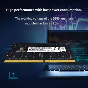 Aggiornamento memoria RAM per laptop HP e DELL 4 GB/8 GB/16 GB DDR4 SODIMM 260 pin - Foto 1 di 20