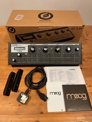 Moog Slim Phatty Analog Desktop Synthesizer. Near mint condition. - Image 1 of 4