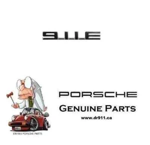 PORSCHE 911E GLOVE BOX EMBLEM BADGE GENUINE 90155930620 901 559 306 20 - Picture 1 of 1
