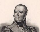 Portrait XIXe  Maréchal Macdonald Sedan Napoléon Bonaparte Premier Empire  1839