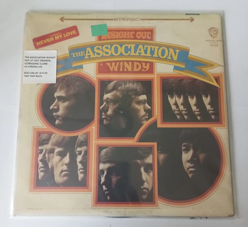 The Association Insight Out Vinyl Lp 1967 ORIG Ultrasonic Clean VG Strong/VG - Image 1 of 1