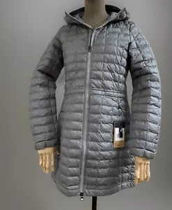 Neu mit Etikett brandneu THE NORTH FACE ThermoBall Eco isolierter Damenparka mit Kapuze – grau - Bild 1 von 20
