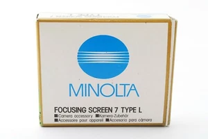*Read* Minolta Focusing Screen 7 Type G Near Mint w/Box From Japan #4151 - Picture 1 of 8