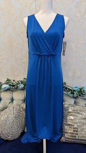 Notations Women's Blue Cobalt Sleeveless Maxi Dress - Size M - Picture 1 of 6