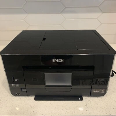 Epson Expression Premium XP-7100 Wireless Color Photo Printer - Black- Tested - Image 1 of 4