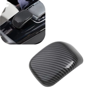 ABS Carbon Fiber Console Gear Shift Knob Cover Trim For Benz A-Class 2018-2022 - Picture 1 of 18