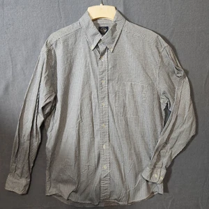 Dockers Herren Stretch Kariertes Langarm Hemd mit Knopfleiste Größe Medium - Bild 1 von 7