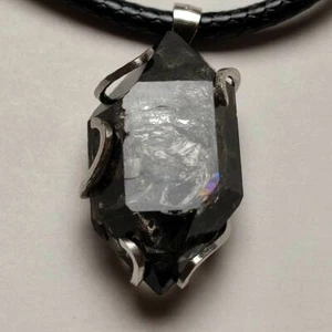 Top Quality Phantom Herkimer Diamond Quartz Crystal Pendant Healing Gift 7g 019 - Picture 1 of 11